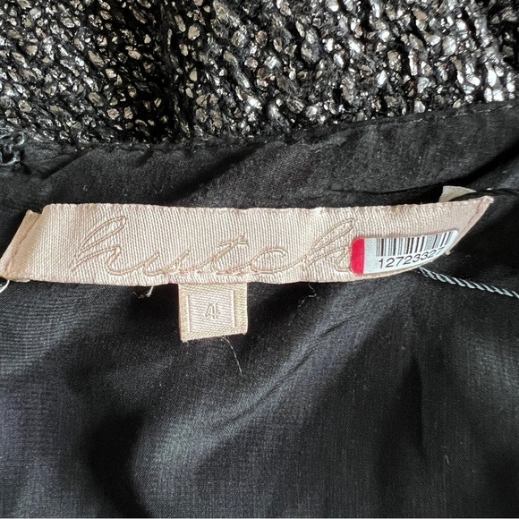 Hutch Silver Metallic Malia Gown size 4 - Picture 11 of 16